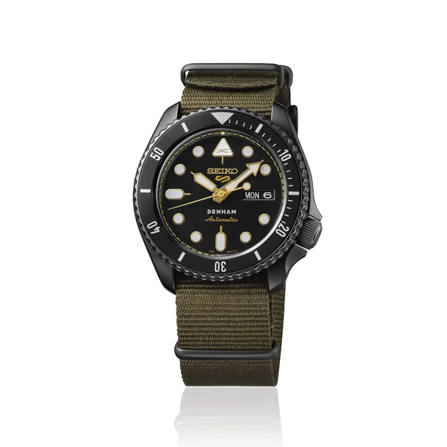 Homme Seiko boutique Editions Limitées|Montre Noire Homme^Automatique 3 aiguilles