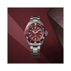Homme Seiko boutique Montre De Plongée|Montre Automatique^Automatique Cadran Rouge