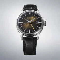 Homme Seiko boutique Montres Cuir Homme|Montre Gmt^Automatique Cocktail GMT 4R34 Marron