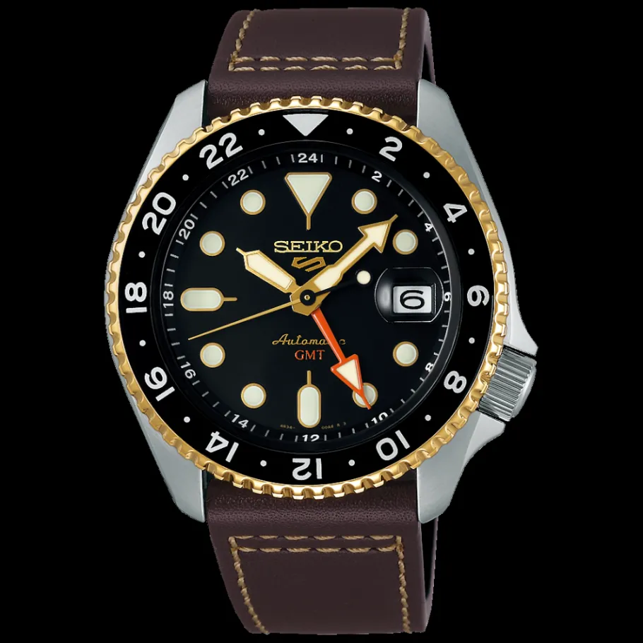 Homme Seiko boutique Montres Cuir Homme|Montre Gmt^Automatique GMT