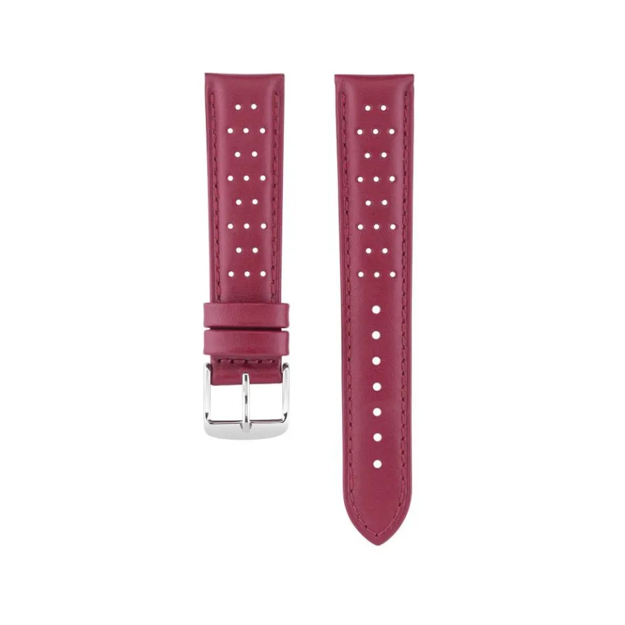 Seiko boutique Bracelets De Montres^Bracelet cuir perfore rouge