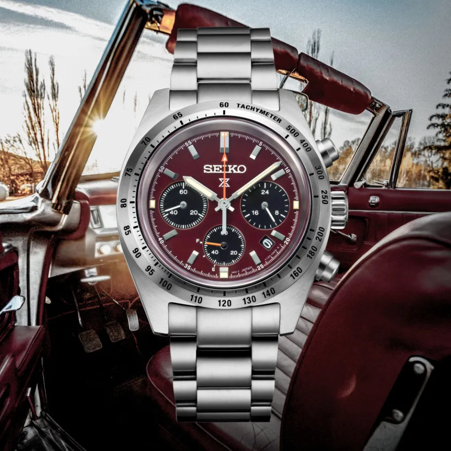 Homme Seiko boutique Editions Limitées|Montre Acier Homme^Chronographe solaire