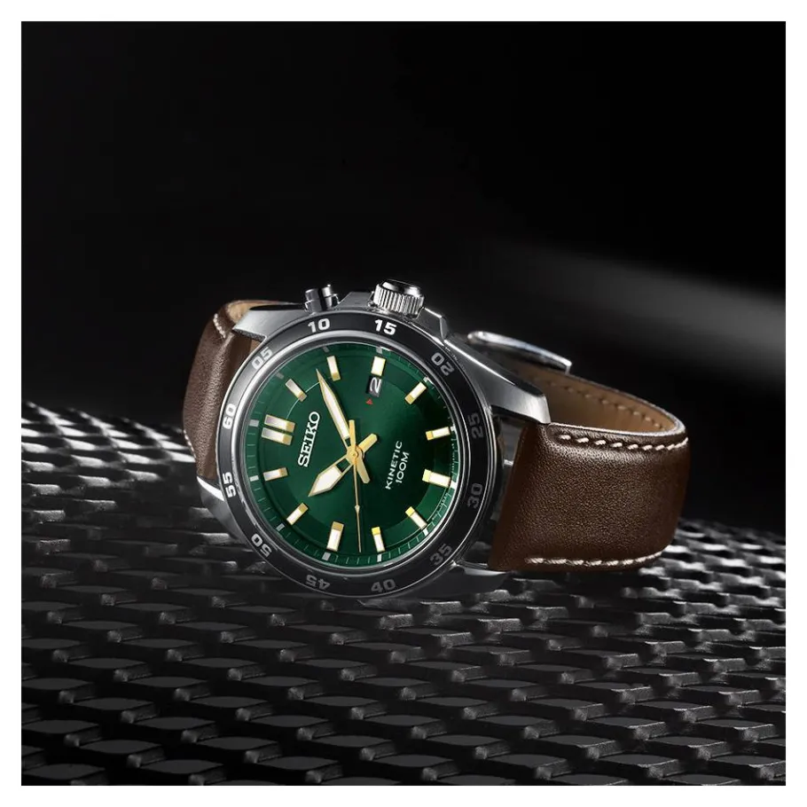 Homme Seiko boutique Montres Cuir Homme^Kinetic