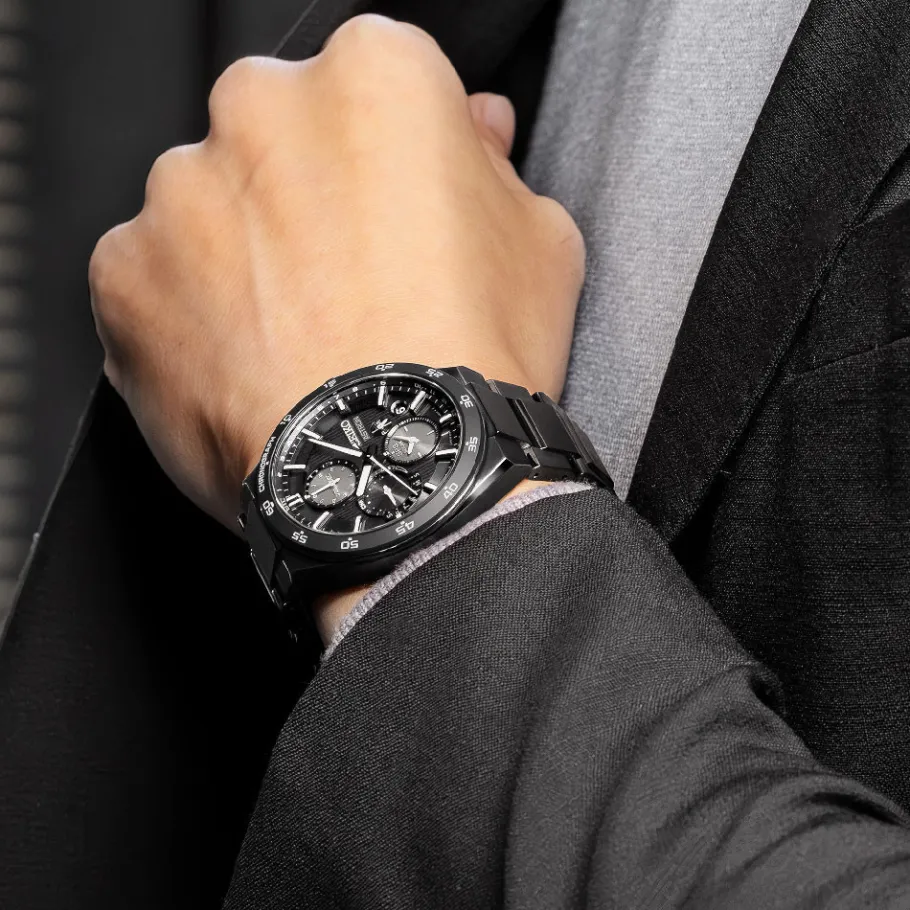 Homme Seiko boutique Montre Noire Homme|Montre Quartz Gps Solaire^Quartz GPS Solaire