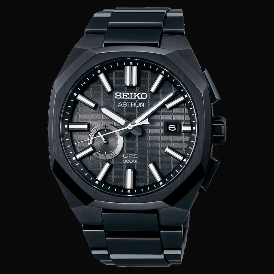 Homme Seiko boutique Montre Quartz Gps Solaire|Montre Noire Homme^Quartz GPS Solaire