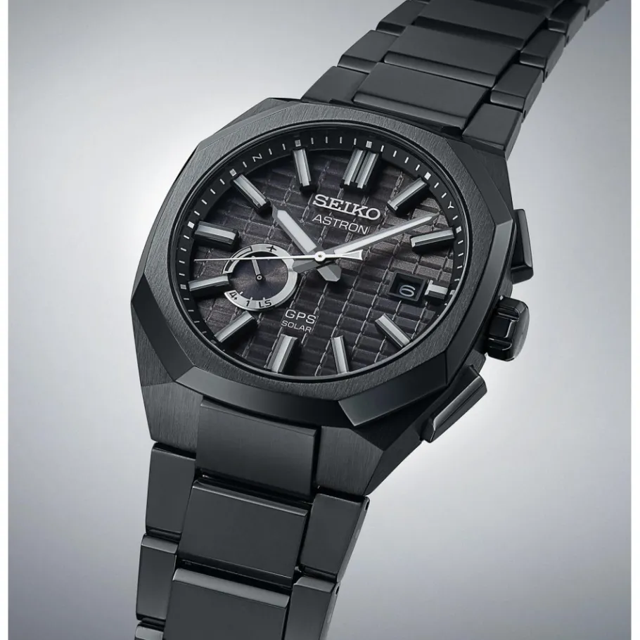 Homme Seiko boutique Montre Quartz Gps Solaire|Montre Noire Homme^Quartz GPS Solaire