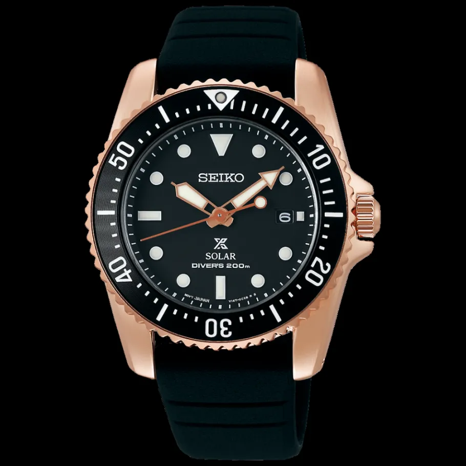 Homme Seiko boutique Montre Noire Homme|Montre De Plongée^QUARTZ SOLAIRE DIVER'S 200M