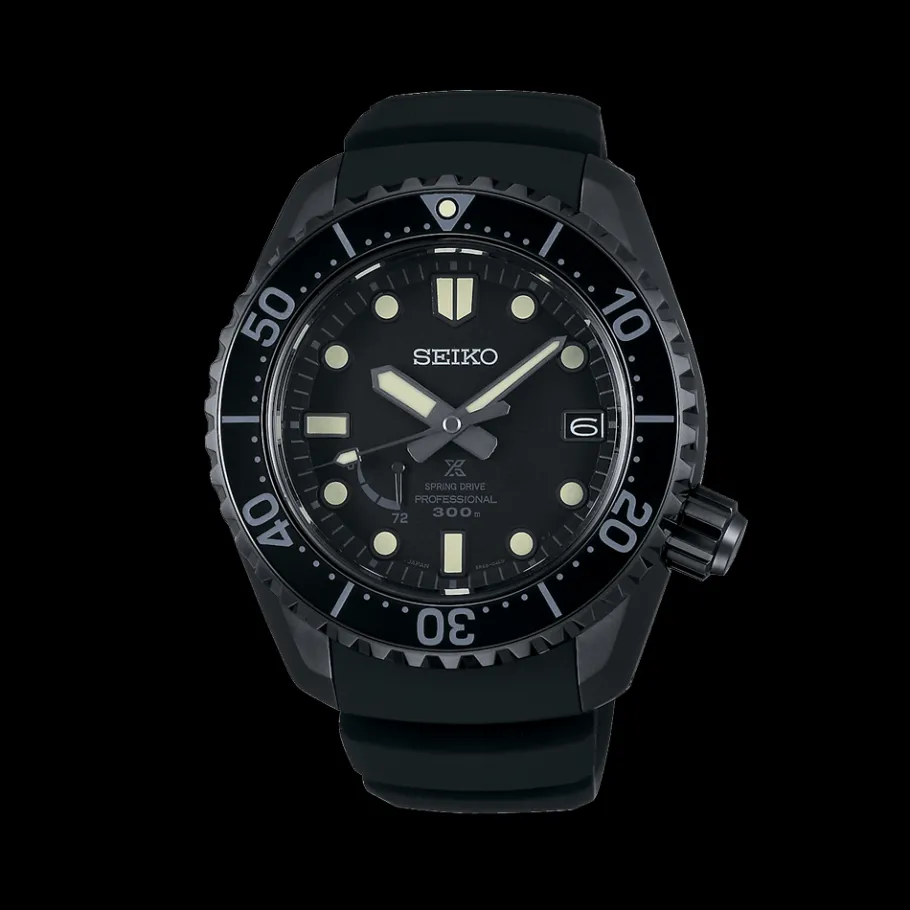 Homme SEIKO Montre Noire Homme|Montre De Plongée^Spring Drive