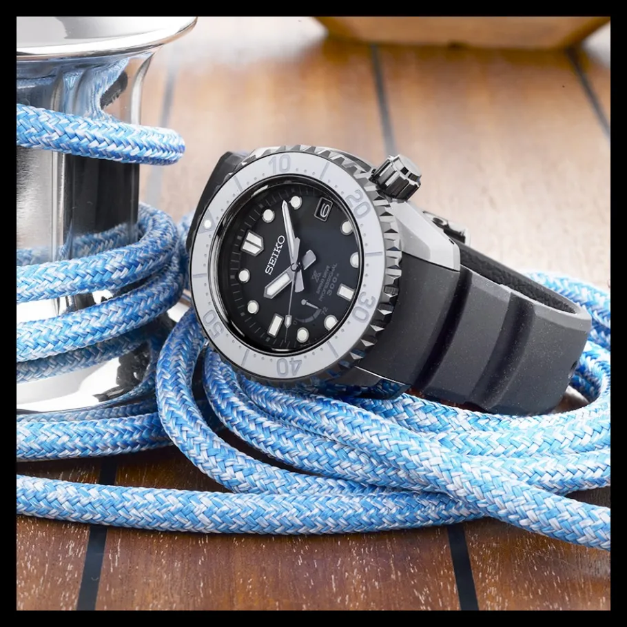 Homme SEIKO Montre Noire Homme|Montre De Plongée^Spring Drive